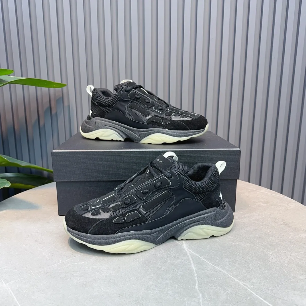 Men's shoes 💰740💰 AMIRI AMIRI fashion brand hot sale 🔥 Available all year round ✅ Official website synchronization Imported fabrics 1⃣️ vs 1⃣️ replica, original factory special original sole, 38-45 (38.45. Non-refundable)